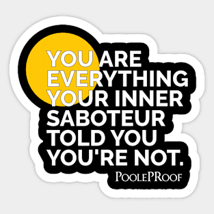 Your Inner Saboteur Sticker